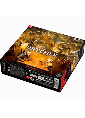 Пазл The Witcher Playing Gwent 1000 эл (5908305249634) GoodLoot (348058219)