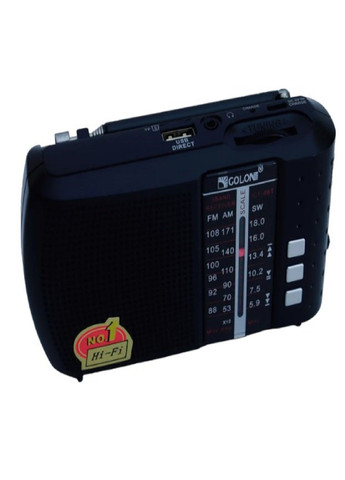 Портативный аккумуляторный радиоприемник ICF-8 с USB и microCD Черный Golon (305327443)