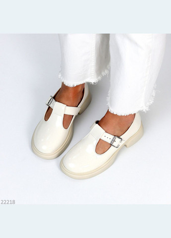 No Brand Туфли айвори з натуральная кожа, — (322565876)