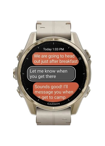 Смарт-годинник Fenix 8 Amoled Sapphire Soft Gold (010-02903-40) Garmin (324021897)