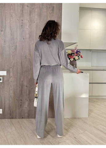 Женский велюровый костюм с кофтой на замке Україна (356683263)