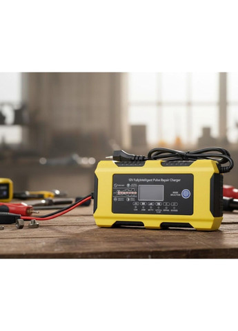 Зарядний пристрій автомобільних акумуляторів Charger Pulse Repair 12V 10A (2104618845) No Brand (370755459)