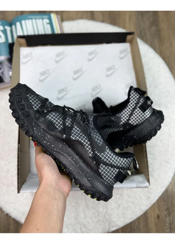 Чорні літні кросівки nike acg mounth low all black найк асж маунс флай No Brand