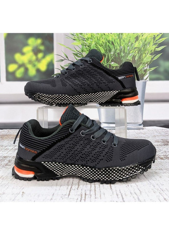 Серые демисезонные кроссовки подростковые Bonote