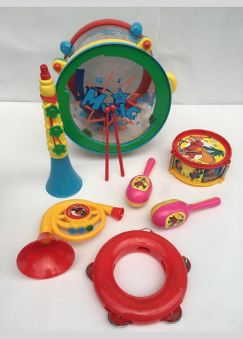 Музыкальные инструменты (5шт.) в барабане) кор.27/27/24 No Brand (301648741)