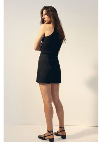 Женские шорты-юбка Н&М (58242) XS Черные H&M (324768416)