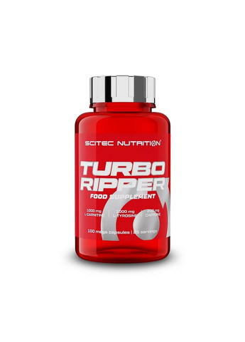 Жироспалювач Scitec Turbo Ripper, 100 капсул Scitec Nutrition (293477568)