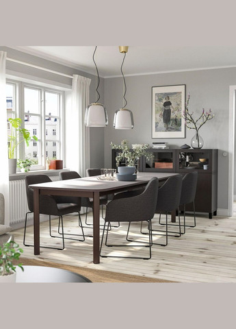 Стол и 6 стульев ИКЕА STRANDTORP/TOSSBERG 150/205/260 см (s99441028) IKEA (294908737)