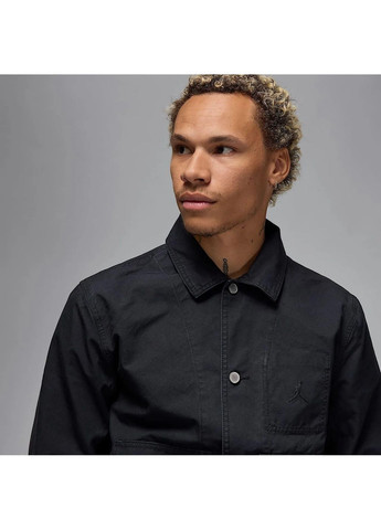 Чорна куртка чоловіча ess stmt chicago jkt 2.0 black Air Jordan