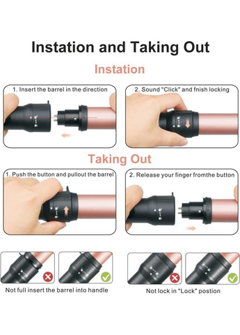 Локонниця 3 в 1 конусна комбінований Jaeton Amazon (371006554)