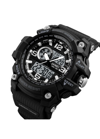 Чоловічий наручний годинник 1283BK watch (Black) Skmei (322334099)