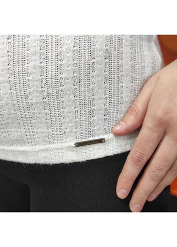 Білий демісезонний гольф j.london жіночий віскоза під горло узор коса 50 J. London