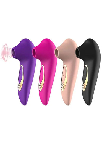 Женский вакуумный стимулятор для клитора черный No Brand (316554566)