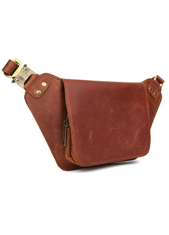 Шкіряна бананка напоясна матова коньячна шкіра RB-8127-3md TARWA (316645166)