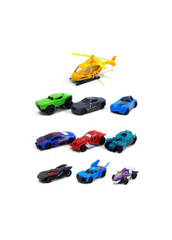 Набір машинок "Гонка", 10 шт. у тубусі 6х36х10 см Bambi (289461487)