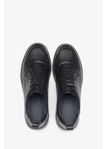 Черные кеды низкие, цвет черный Estro