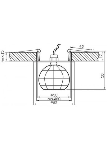 Точковий світильник SK-27 (2286658) Candellux (361312402)