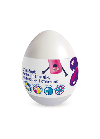 Набір для ліплення в яйці "Тісто-пластилін 6 кольорів" (TY4466) DGT-ART (311682618)