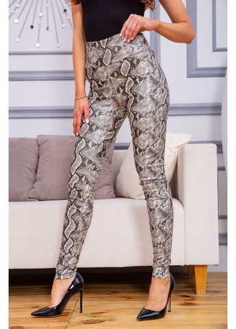 Втягуючі лосини, в зміїний принт коричневого кольору, 172R9010 Ager (365076347)