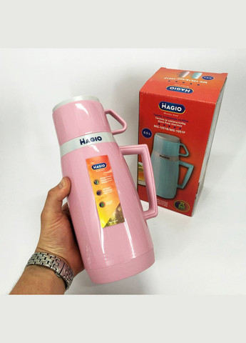 Термос MG-1051P со стеклянной колбой, Термос для питьевой воды, термос для дома. Цвет: Magio (364664690)