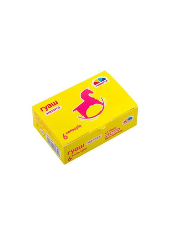 Детские гуашевые краски "Малыши" 100201, 6 цветов 10 мл No Brand (330607123)