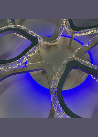 Світильник світлодіодний стельовий AZALIA RGB 80W+10W 6R 680/120 WHITE/ICE 220V IP20 з пультом ДУ Luminaria (329440112)