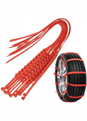 Антибуксовочные хомуты зимние цепи противоскольжения на колеса автомобиля 10 шт (R051265-10) Bodasan (317297254)