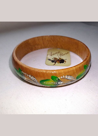 Дерев'яний браслет на руку ручної роботи "Конюшина" No Brand (358224408)