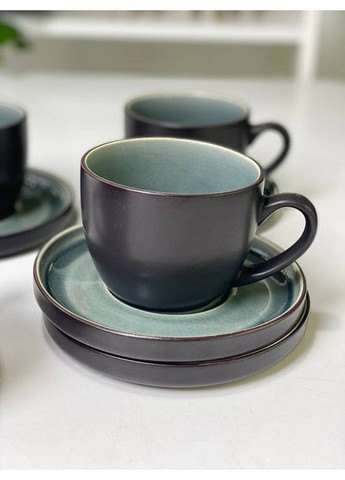 Сервіз чайний Новел 101-0219 8 предметів рожевий Olens (349224788)