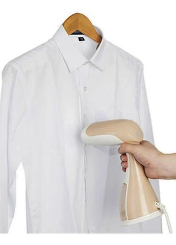 Паровой ручной утюг щетка R.1214 отпариватель для одежды дома и штор с насадками Бежевый RAF (297332226)