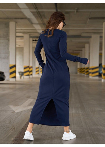 Синее повседневный платье issa pus 14840 темно-синий ISSA PLUS