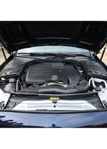 Эмблема крышки двигателя хром 70 мм пластик (на скотче) Mercedes-Benz (369609901)