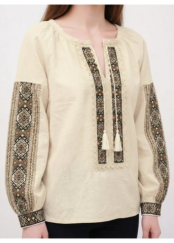 Бежевая блузка женская w421 038 000 beige EQUILIBRI