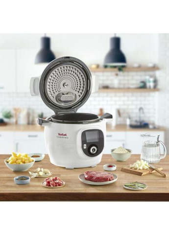 Мультиварка-скороварка Cook4Me +, 1600Вт, чаша-6л, електронне керув., пластик, Tefal (344558146)
