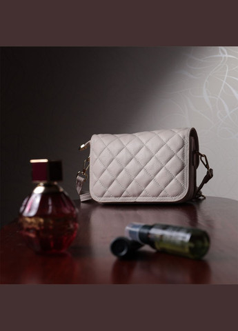 Сумка жіноча через плече з оригінальною клямкою шкіряна 22672 Біла Vintage (302009344)