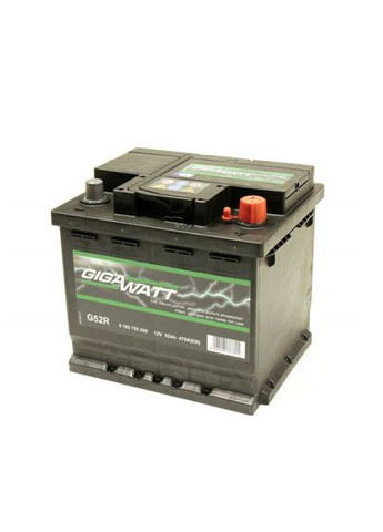 Акумулятор автомобільний (0185755200) Gigawatt 52А (370914706)