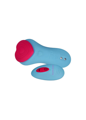 Вібратор у трусики HeartGem blue, на магніті, пульт ДК FairyGasm (335388199)