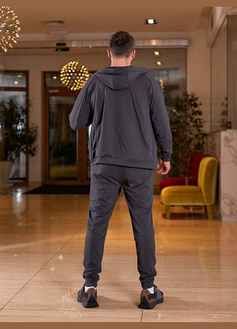 Мужской спортивный костюм цвет черный New Trend (304649667)