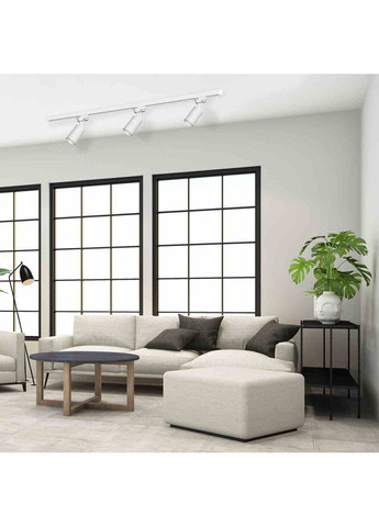 Набір трекових світильників 3xPipe GU10 + Track 1,5m, білий, алюміній, LIGHTING Milagro (370565418)