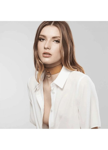 Нашийник MAZE - Wide Choker Brown Bijoux Indiscrets (371389877)