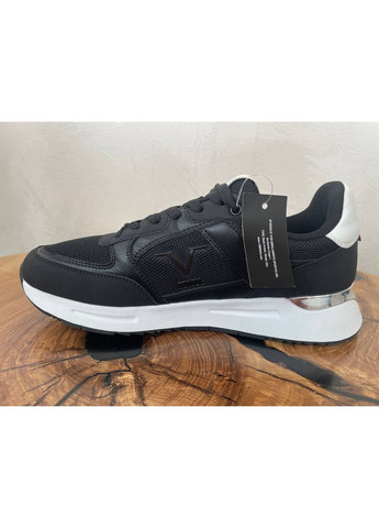Черные кроссовки 19v69 italia turin black 7(41) Versace