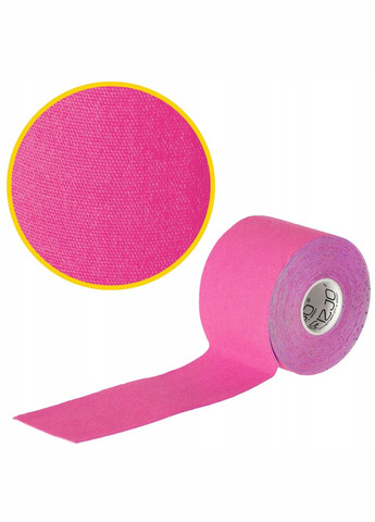 Лента кинезиологическая (кинезио тейп) 5 см x 5 м Pink (P-5907739316004) 4FIZJO (301733371)