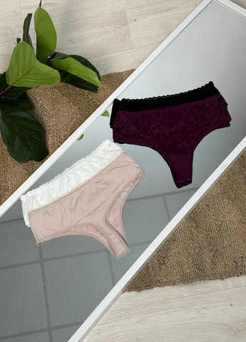 Изысканные стринги на высокой посадке коллекции «Талисман» VIDCHUY (369733574)