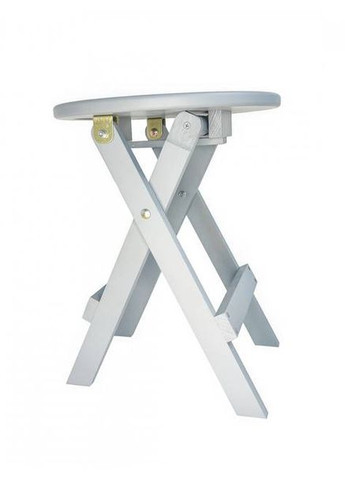 Табурет розкладний складний дерев`яний Т-69 покритий лаком Бук Білий To be Wood 2 be wood (354296620)