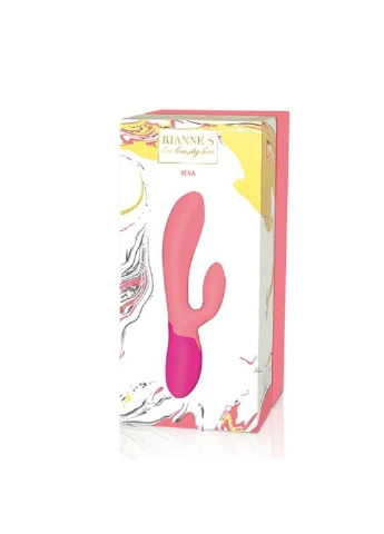 Вібратор-кролик : Xena Coral/Rose, 10 режимів, медичний силікон, подарункове паковання RIANNE S (333332726)