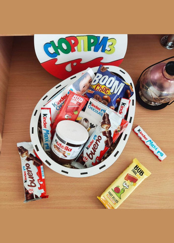 Киндер бокс со сладостями для ребенка или девушки на день рождения 8 марта день влюбленных новый год рождество No Brand (335413912)