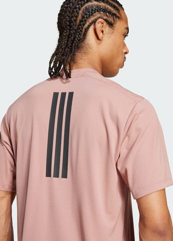 Рожева футболка power 3-stripes adidas