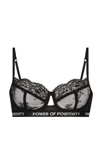 Чёрный балконет черный балконет бюстгальтер hunkemoller с косточками полиамид Hunkenmoller с косточками полиамид