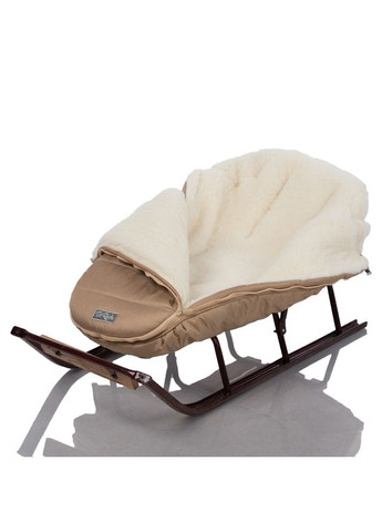 Детский конверт зимний на овчине "Baby XS" бежевый ДоРечі (371875786)