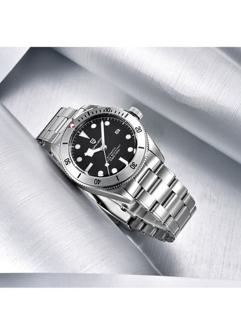 Чоловічий годинник Pagani Design 1709 Silver-Black PD (356173329)